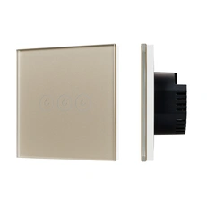 Изображение Выключатель сенсорный SWT-OMALI-S03-ZB-GD (250V, 10A, Zigbee) (Arlight, Стекло)